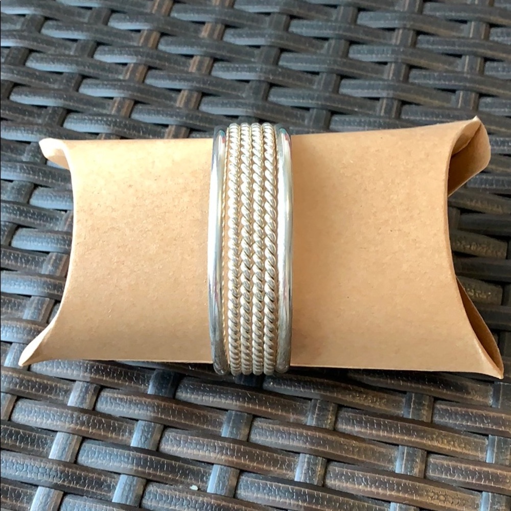 Sterling silver bangle